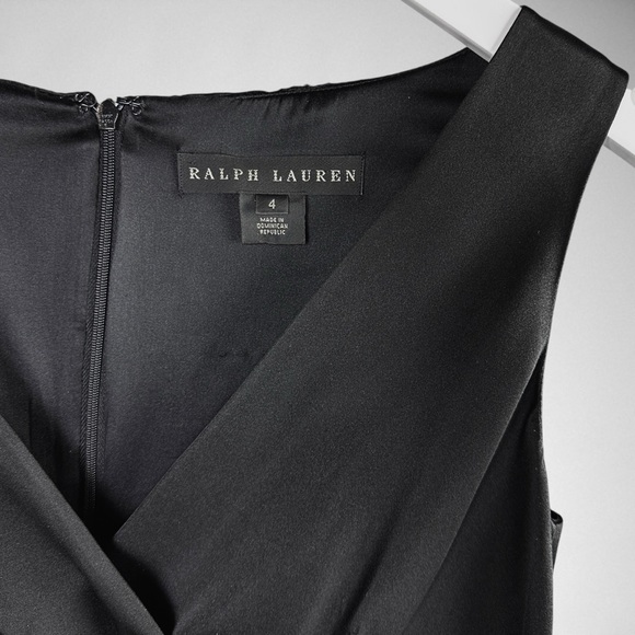 Ralph Lauren Black Label Satin Tweed Sheath Dress - Picture 4 of 9